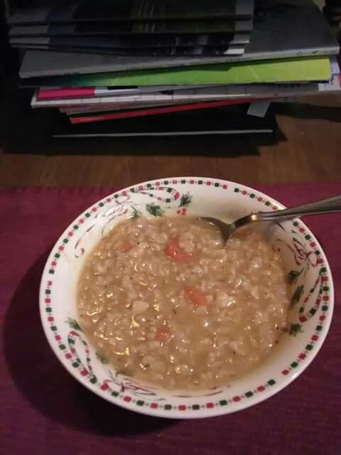 Chicken and Rice Soup Homemade it's so good!